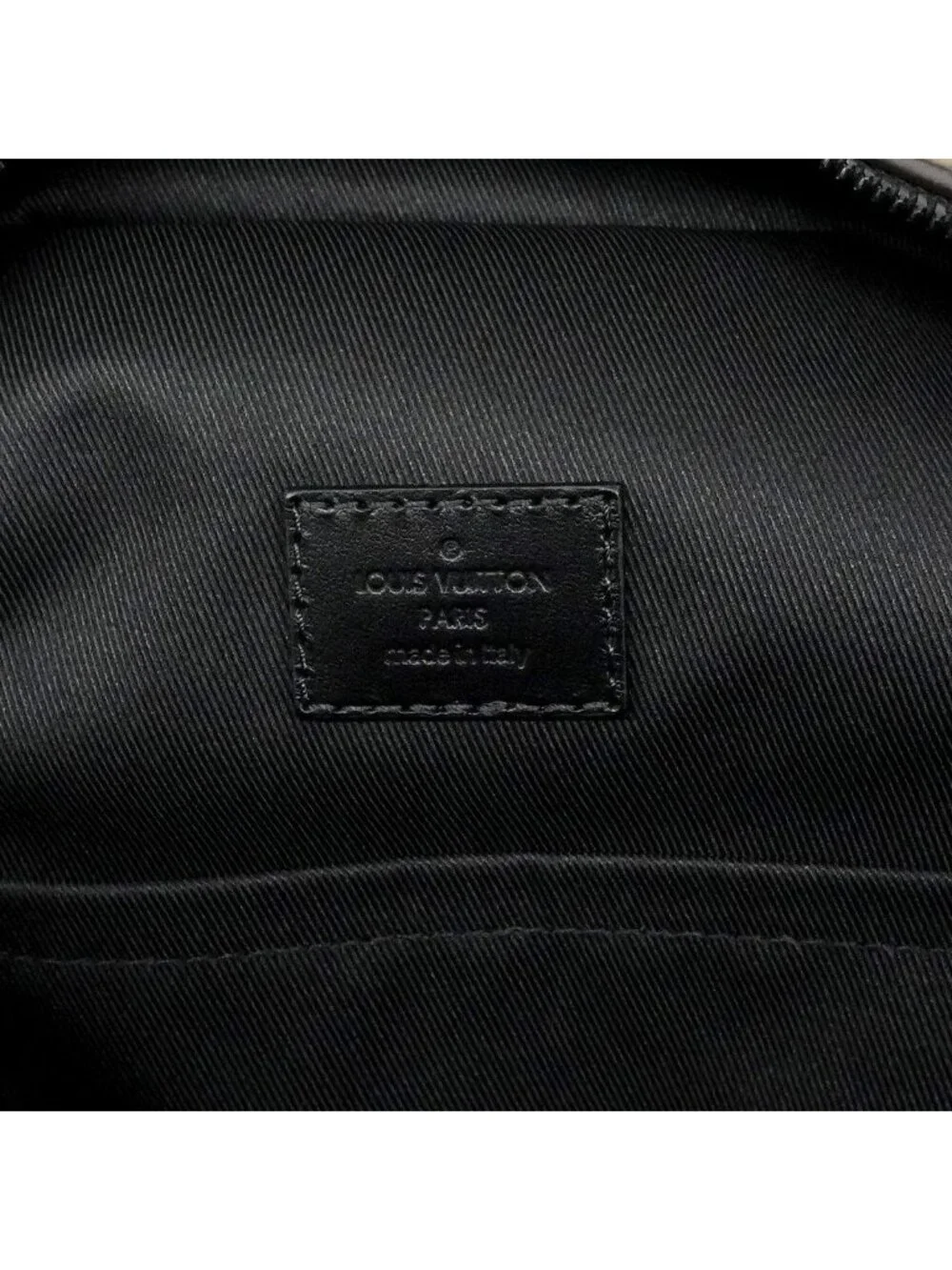 Louis Vuitton Backpack Monogram Macassar Dean Black Brown